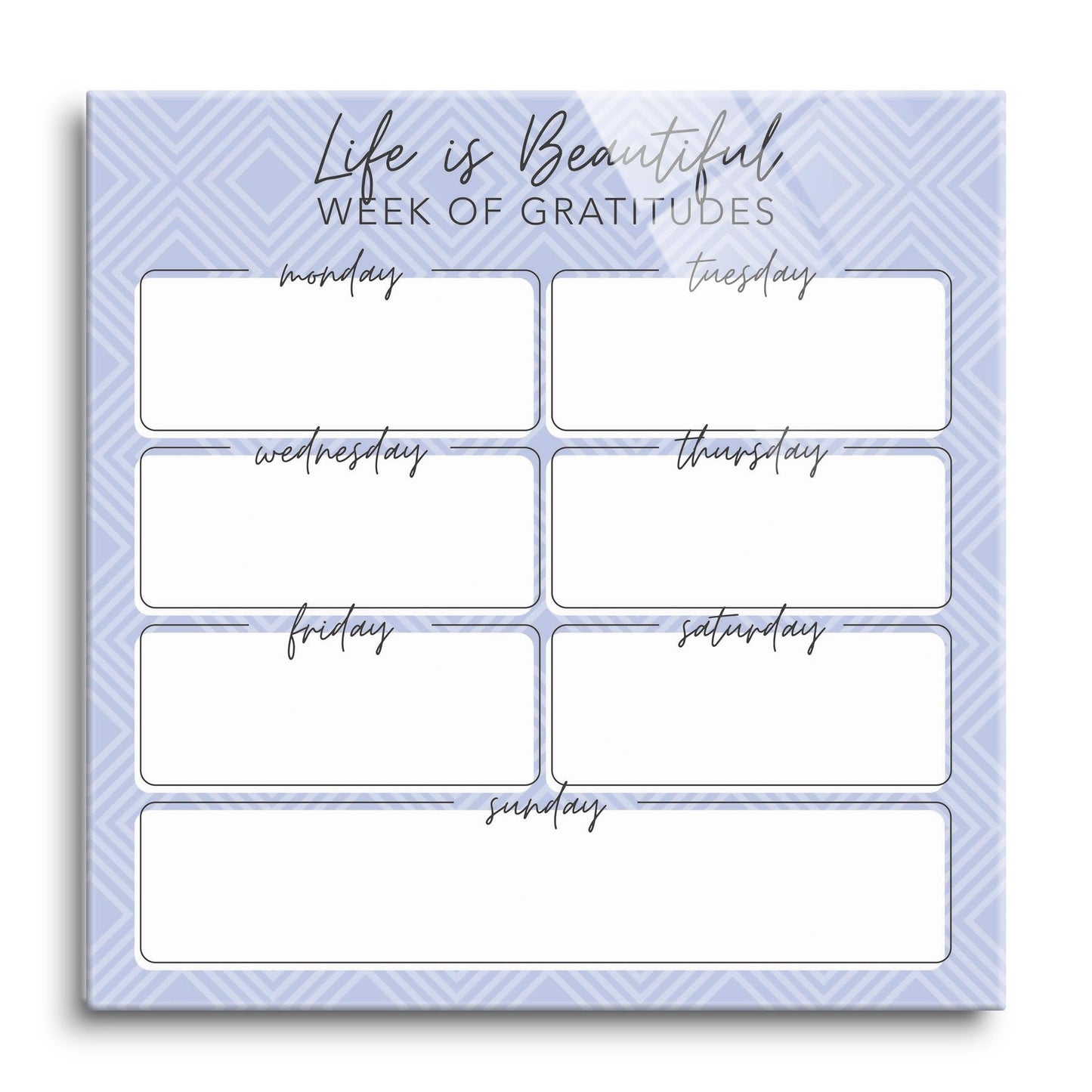 Mother's Day Tracker Life Is Beautiful Gratitudes | 12x12