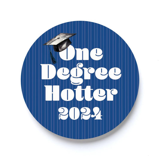 Graduation 2024 One Degree Hotter Blue Stripe | 2.65x2.65