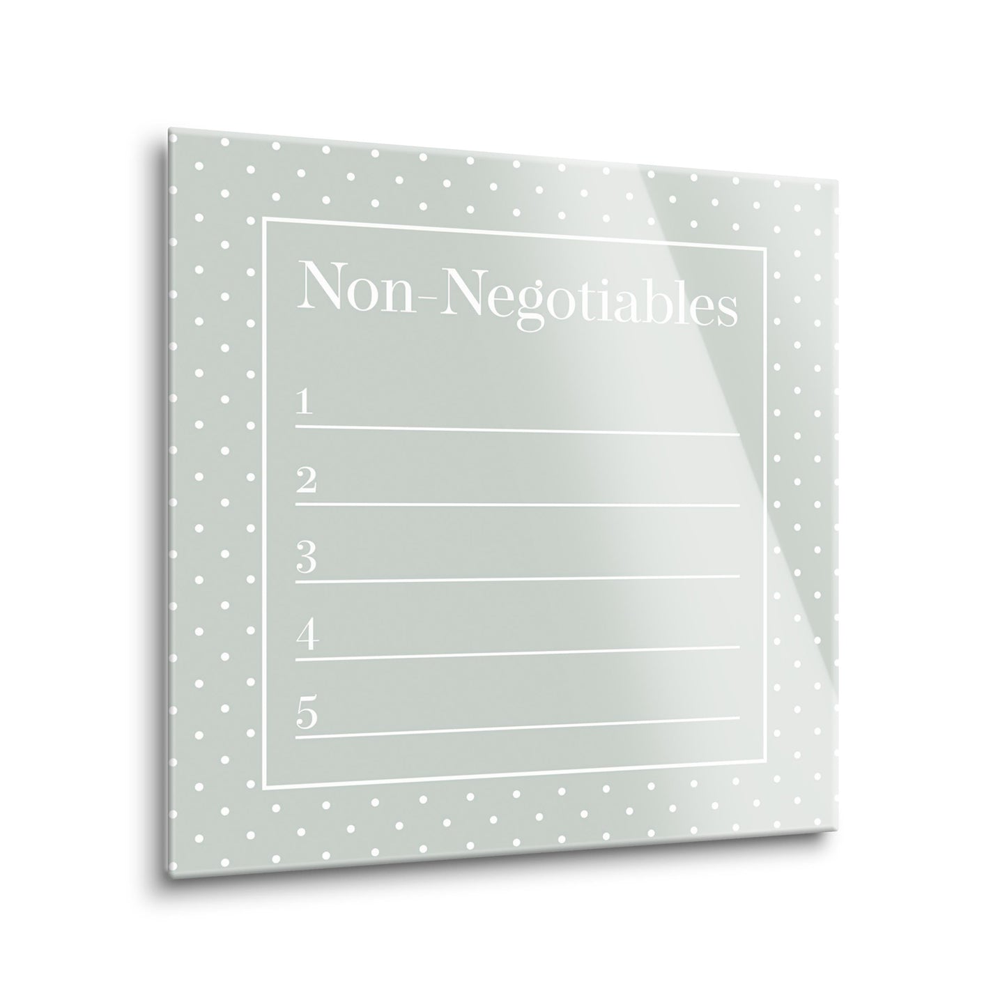 Sage Polka Dot Non-Negotiables | 8x8