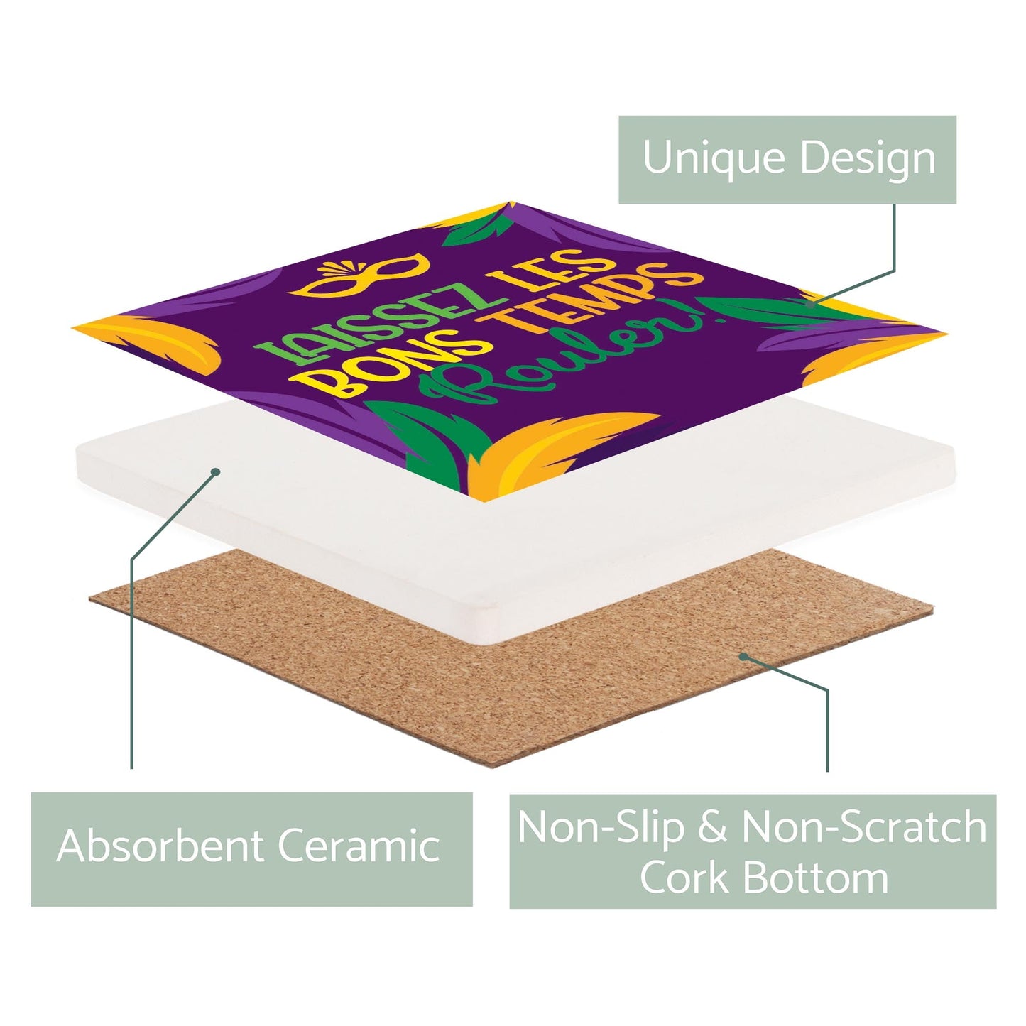 Mardi Gras Laissez Les Bons Temps Rouler | 4x4