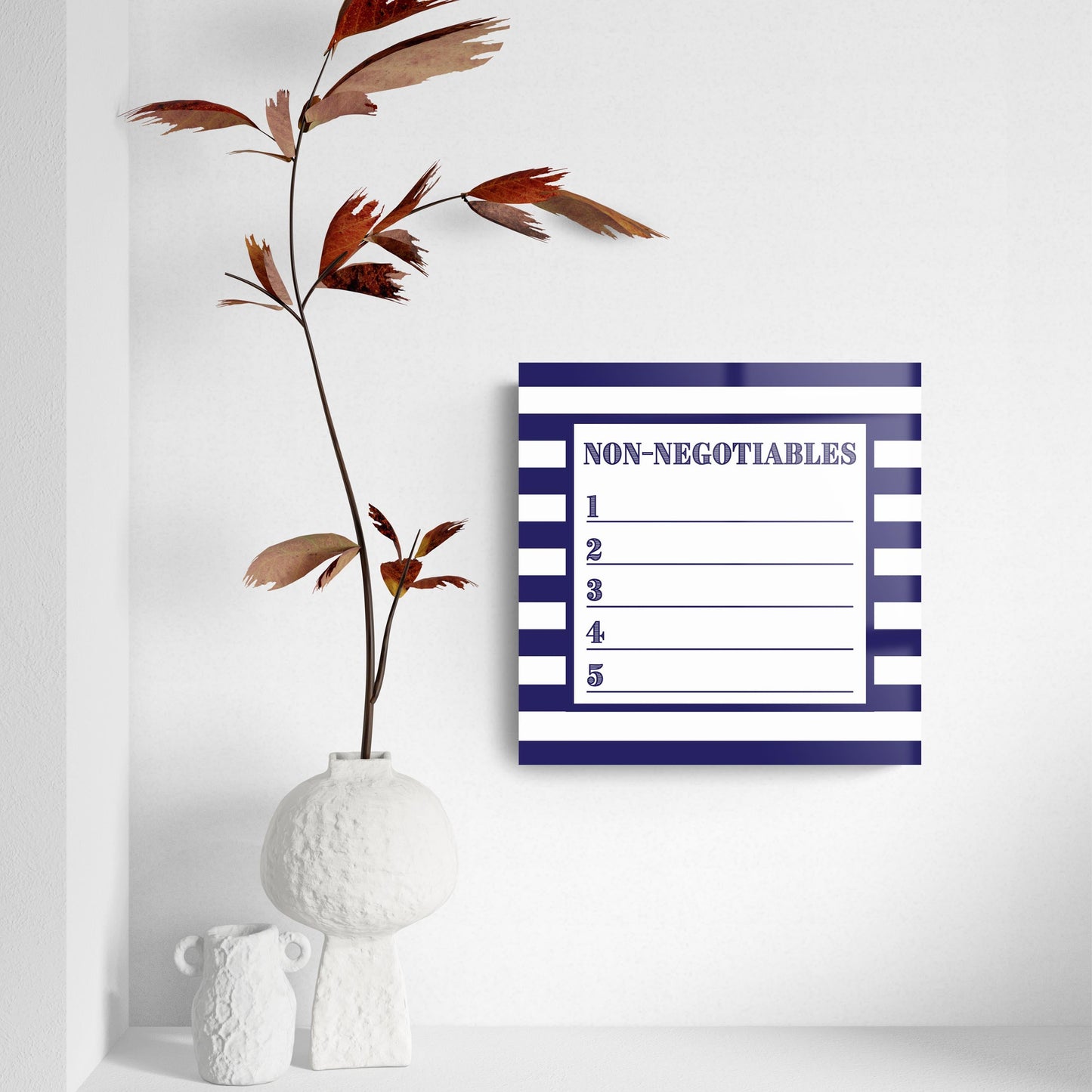 Navy Stripe Non-Negotiables | 8x8