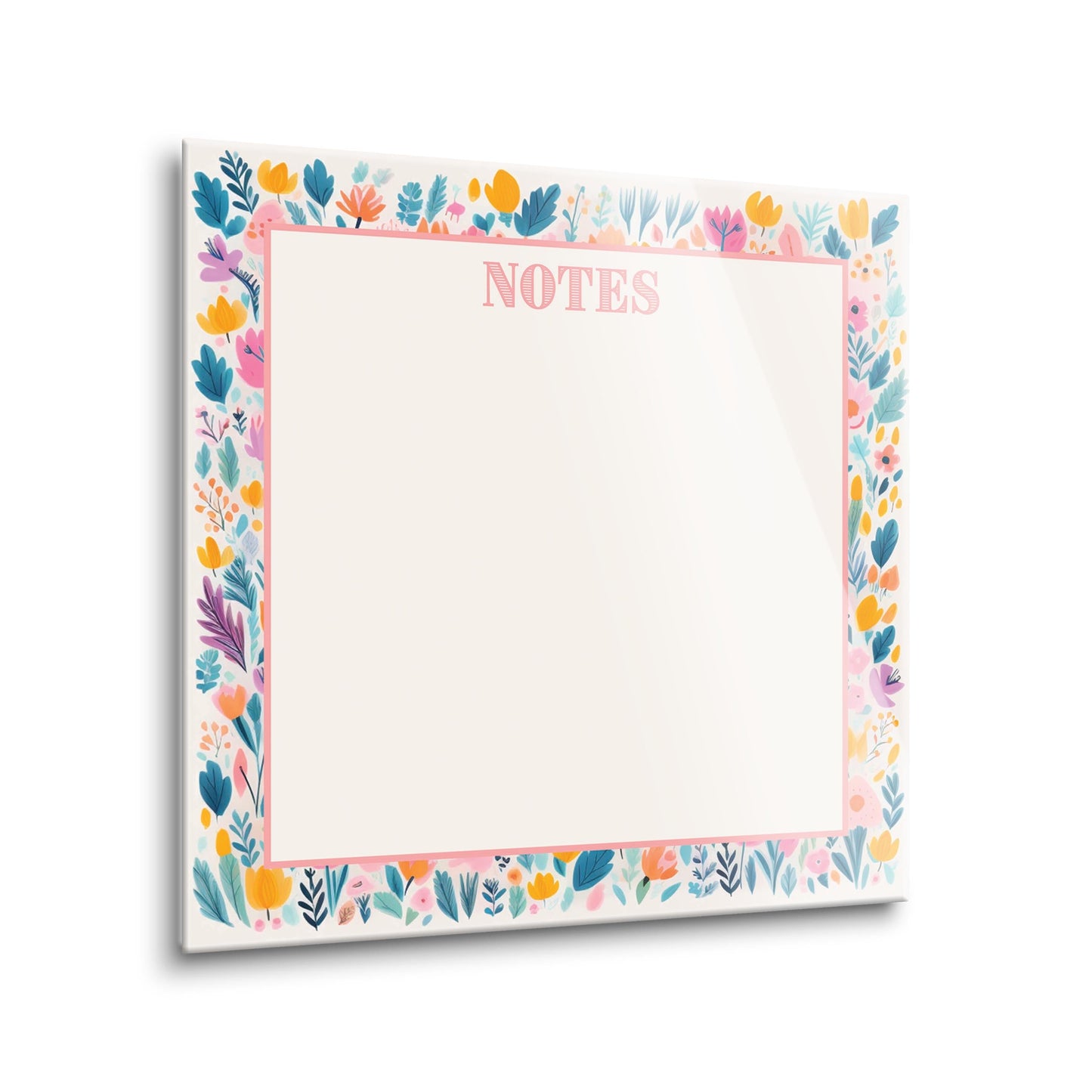 Spring Tracker Floral Notes | 8x8