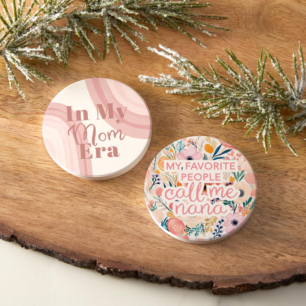 Mother's Day Offset Car Coaster Set 2 | 2.65x2.65