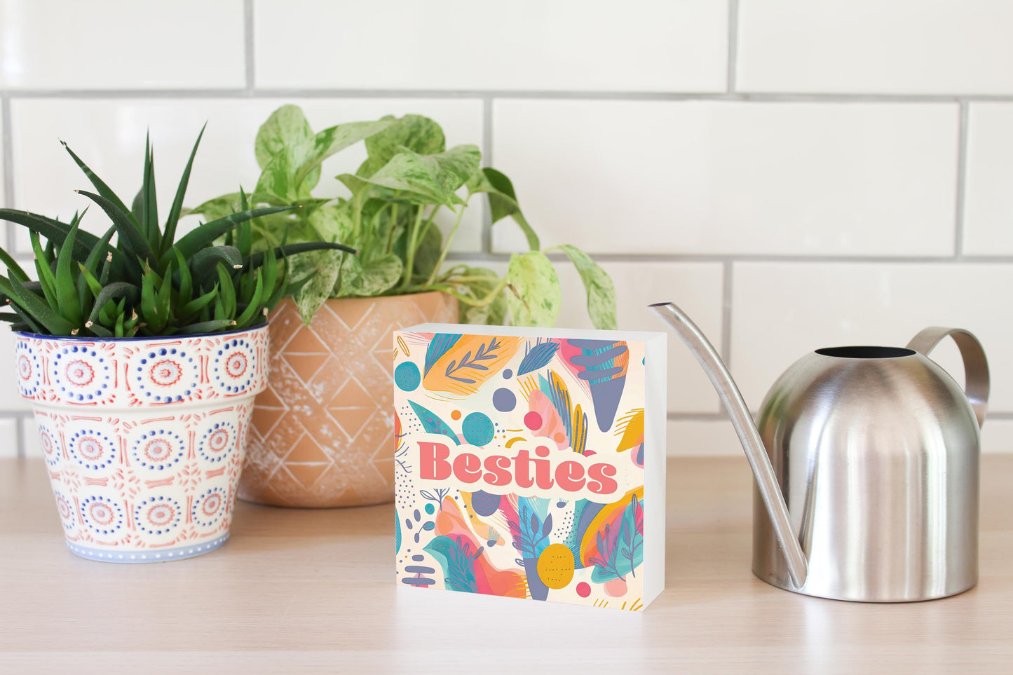 Valentine's Day Besties Abstract Pattern | 5x5