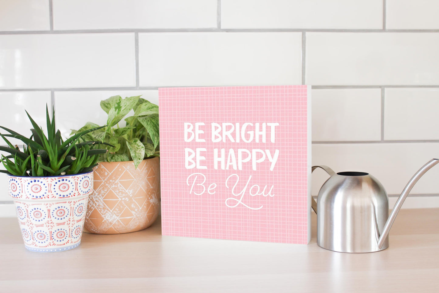Spring Pastel Be Bright Be Happy Be You | 10x10