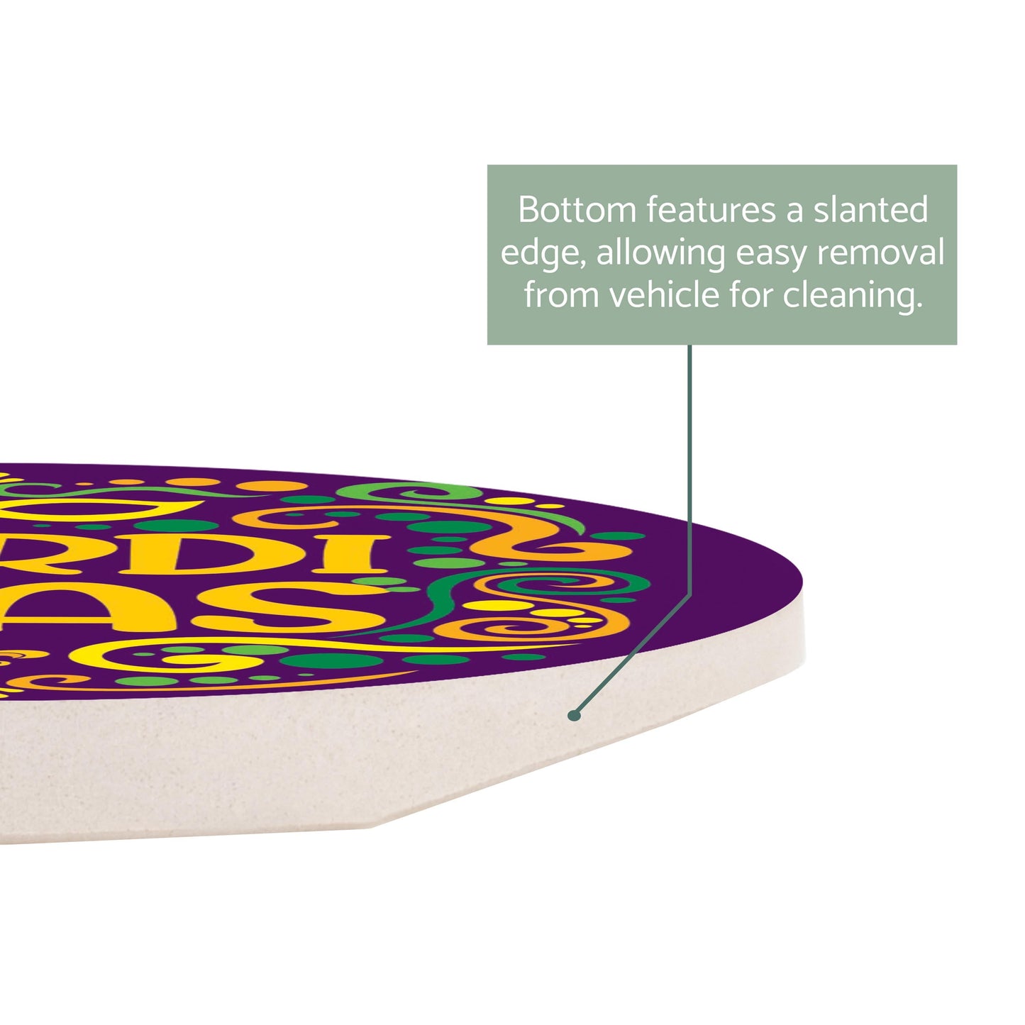 Mardi Gras Decorative Pattern | 2.65x2.65