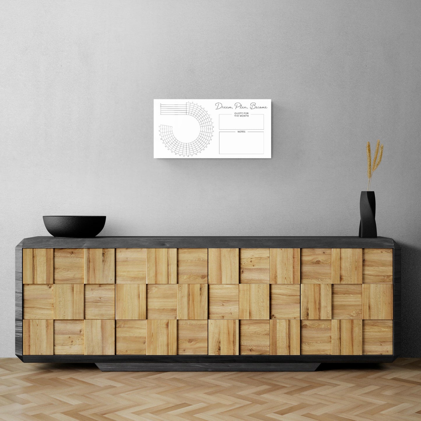 Minimalistic White Dream Plan Become | 24x12
