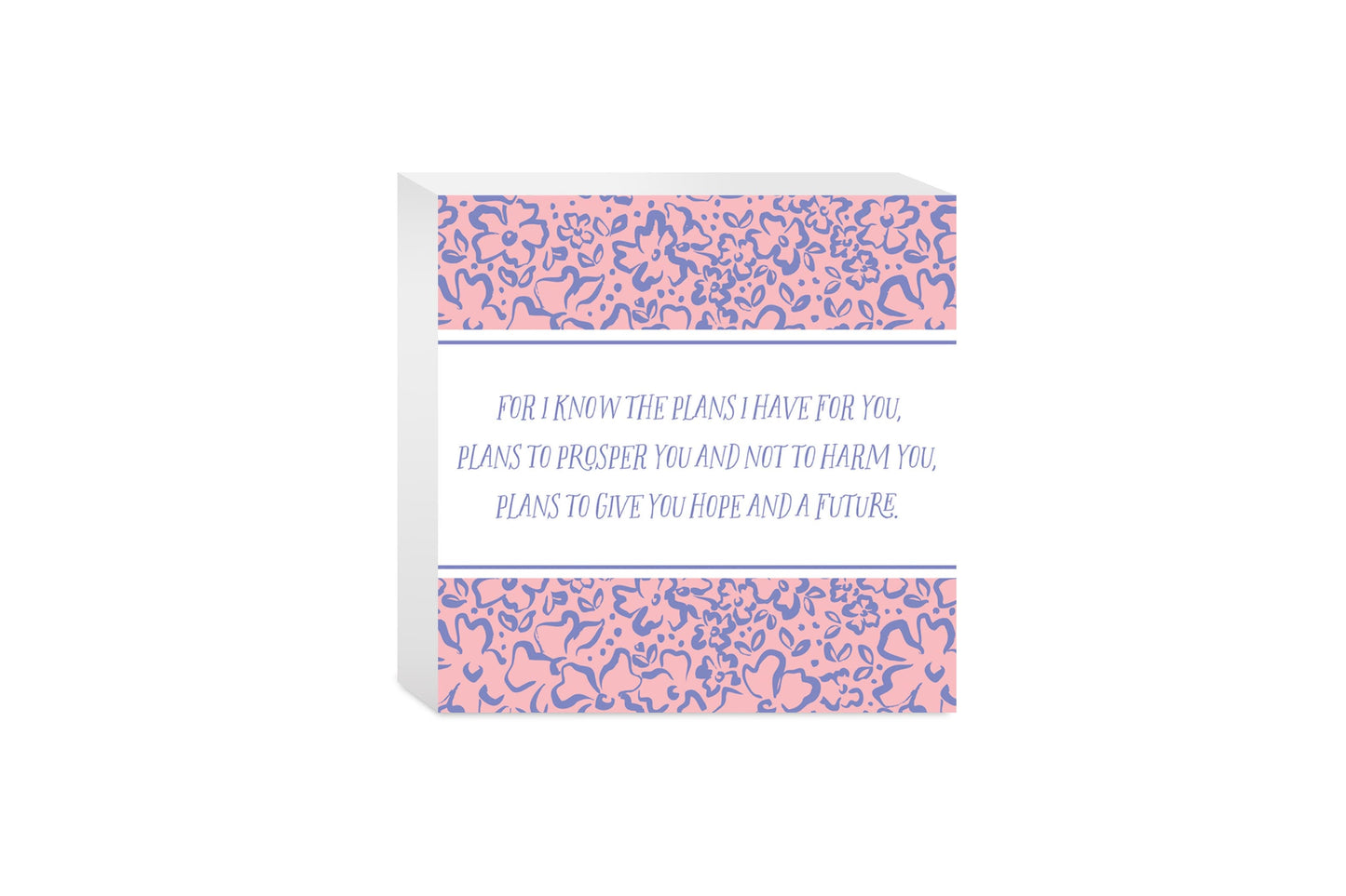 Clairmont & Co Faith For I Know The Plans | 5x5
