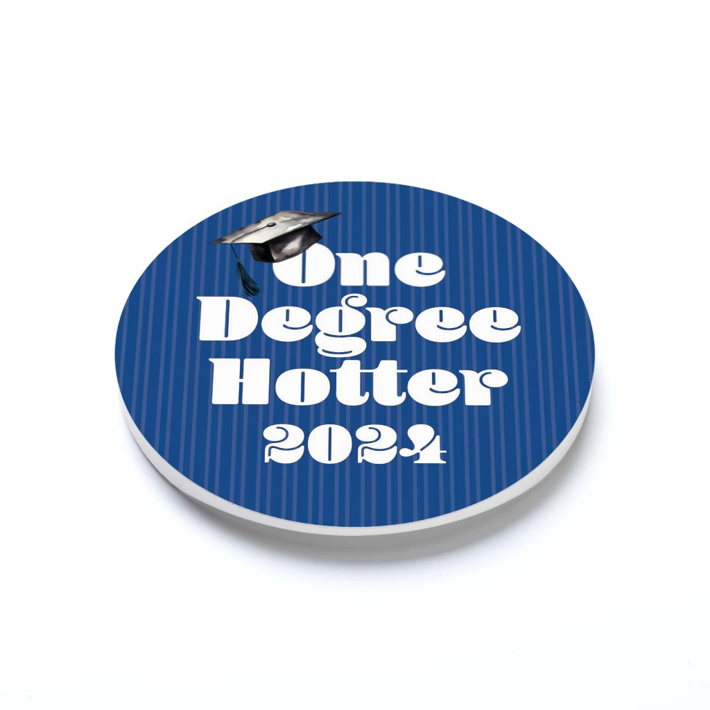 Graduation 2024 One Degree Hotter Blue Stripe | 2.65x2.65