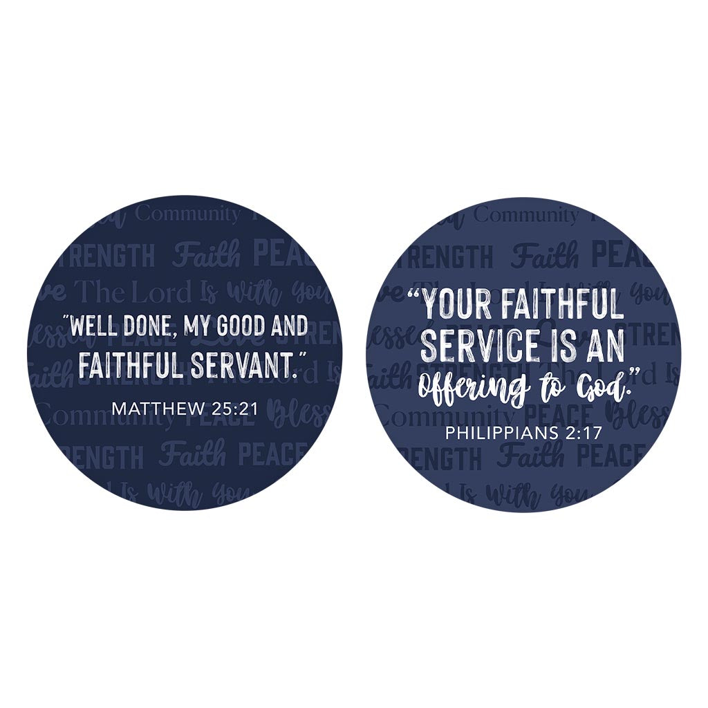 Ministry Appreciation Well Done & Your Faithful | 2.65x2.65