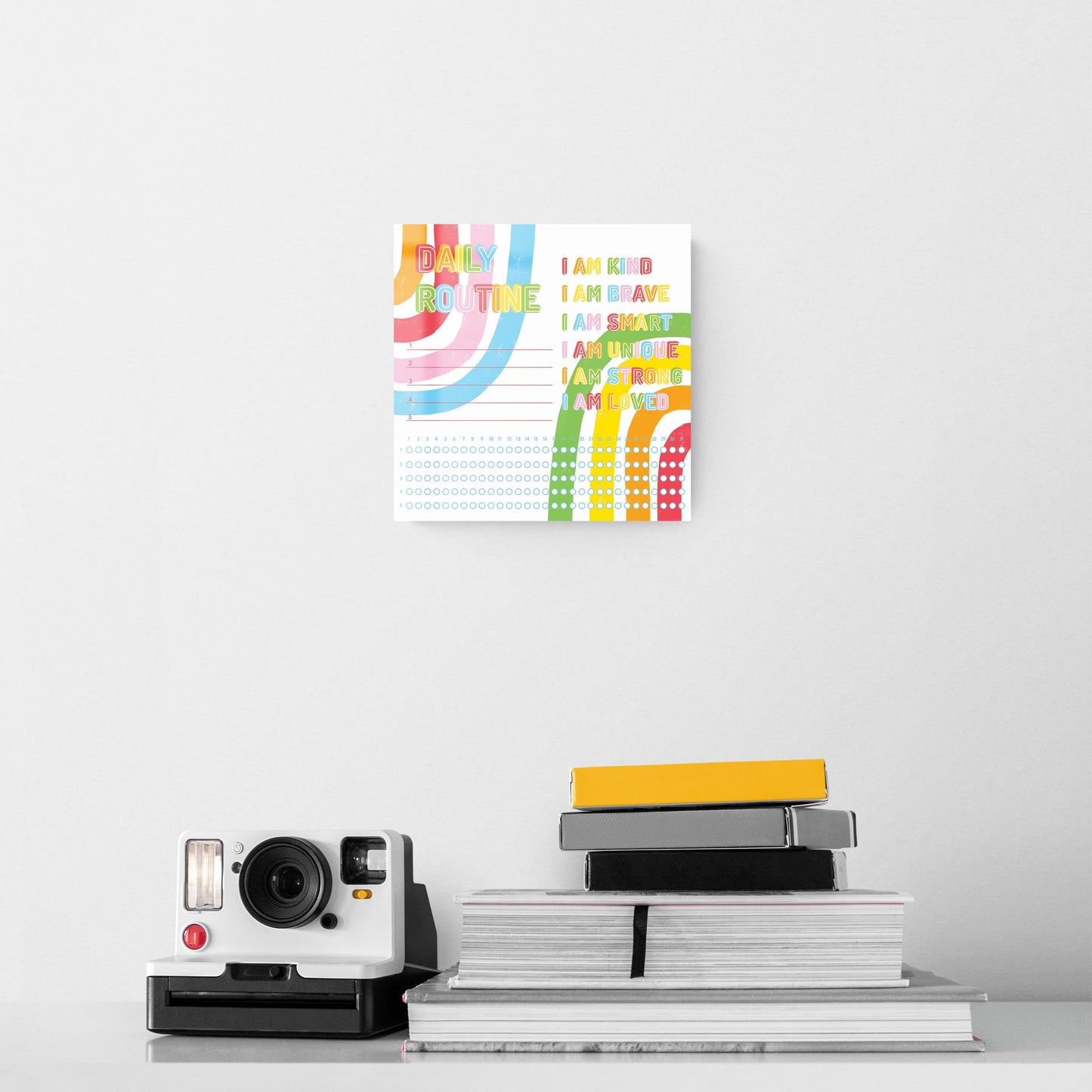 Children's Bright Rainbow Daily Routine | 8x8
