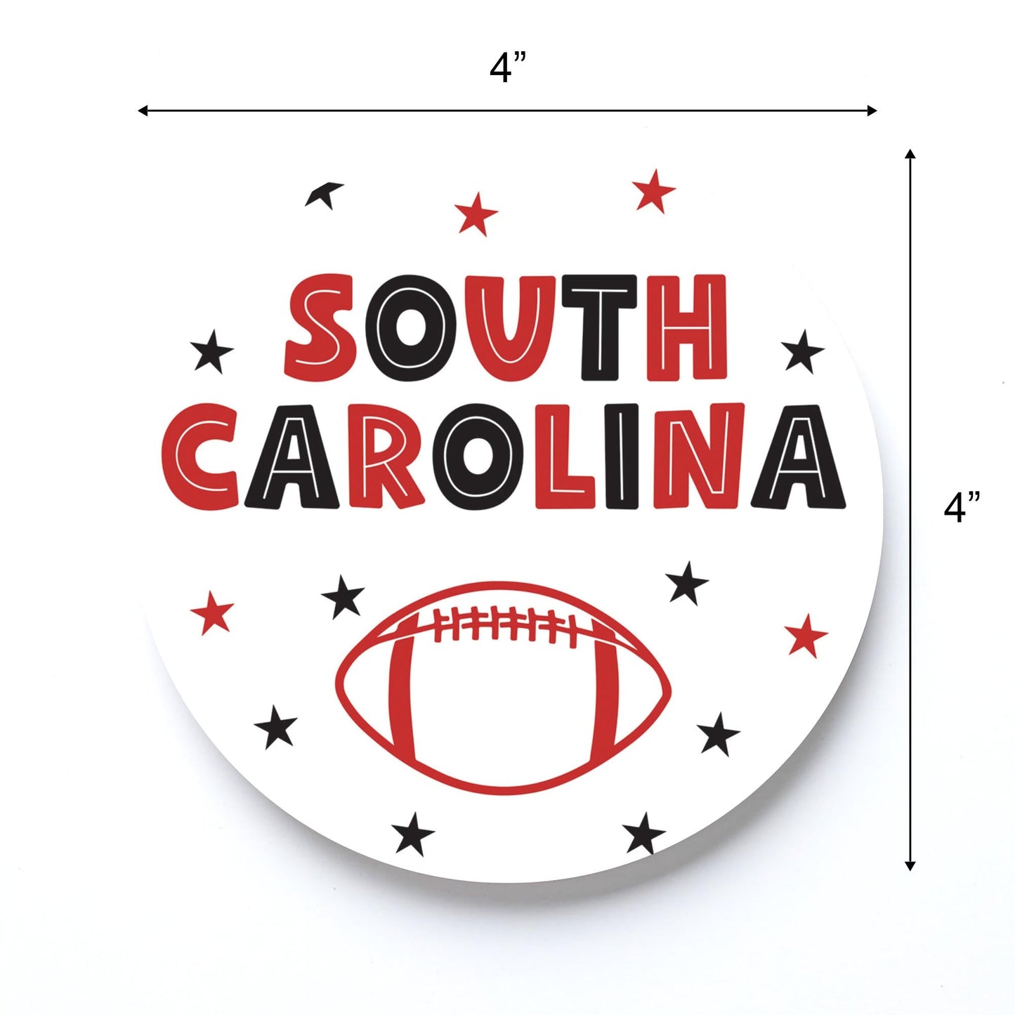 Clairmont & Co Game Day Stars South Carolina | 4x4