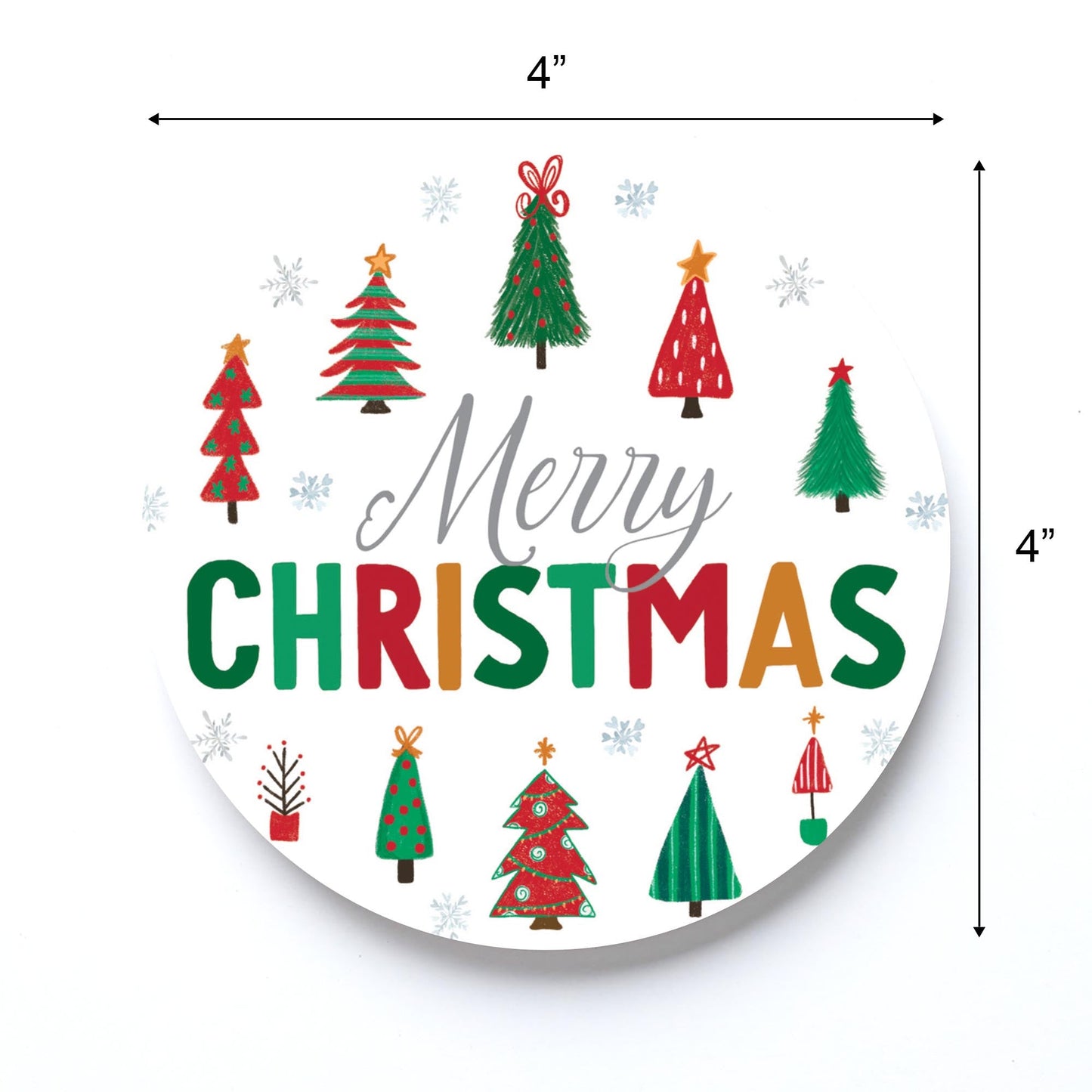 Clairmont & Co Whimsy Trad Merry Christmas 2 | 4x4