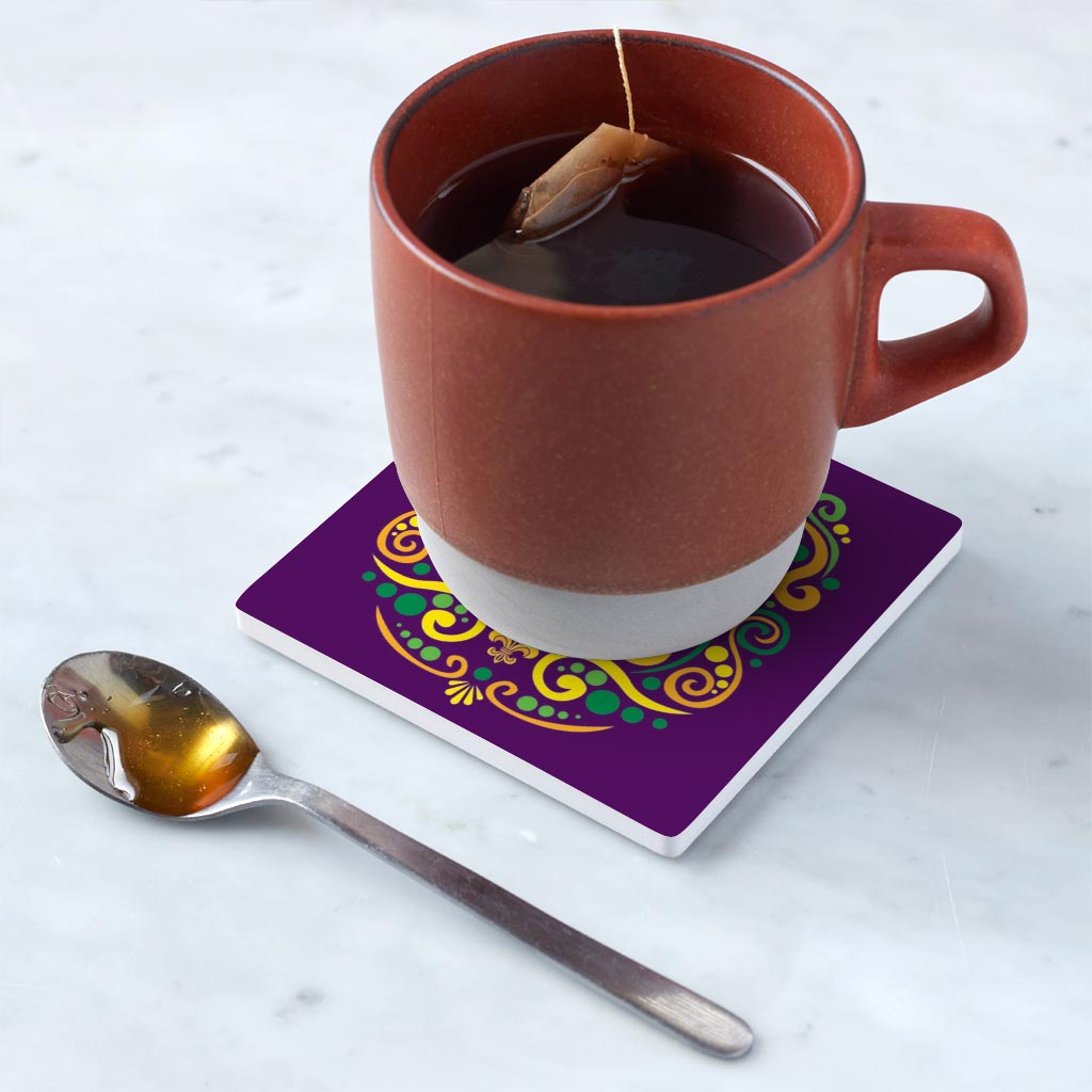 Mardi Gras Decorative Pattern | 4x4