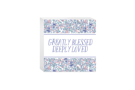 Clairmont & Co Faith Greatly Blessed Deeply Loved | 5x5