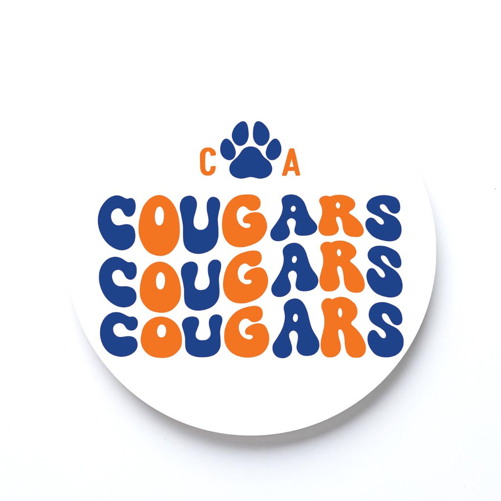 Clairmont & Co Game Day Wave Cougars | 4x4