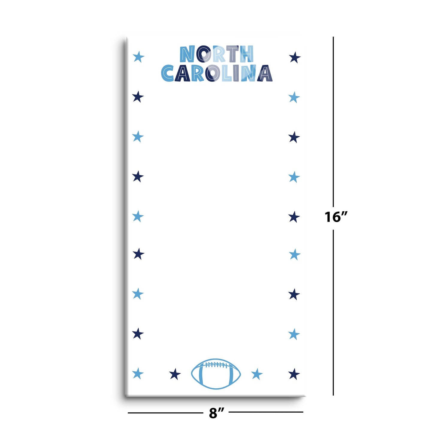 Clairmont & Co Game Day Stars NC Note Board | 8x16