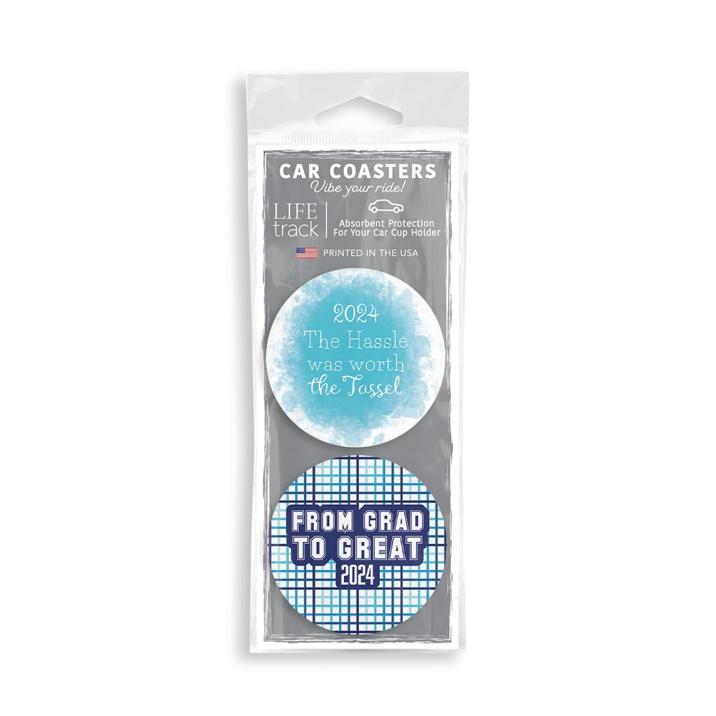Graduation 2024 Blue Paint & Grid Set | 2.65x2.65