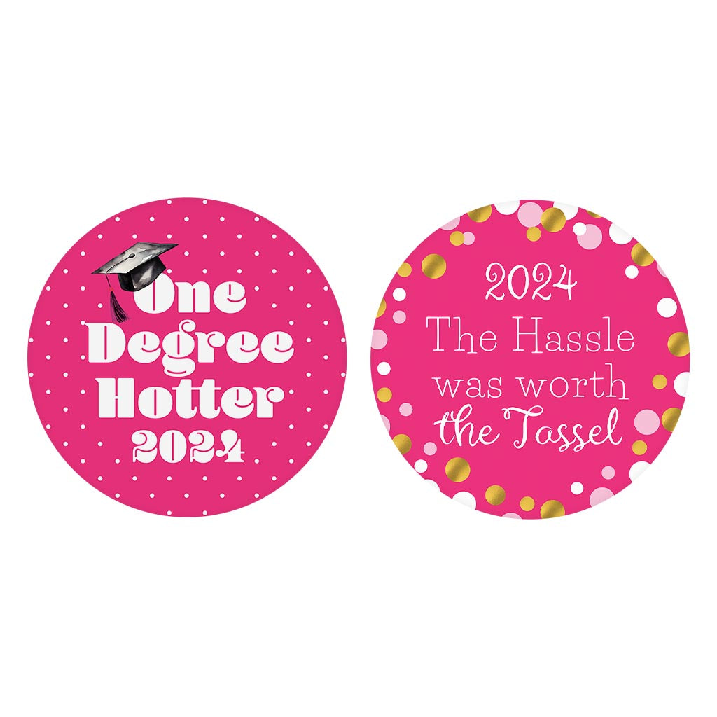 Graduation Offset Car Coaster Set 2 | 2.65x2.65