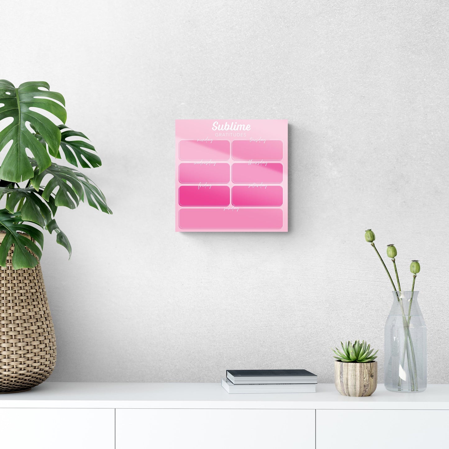 Pink Dream Gradient Sublime Gratitudes | 12x12