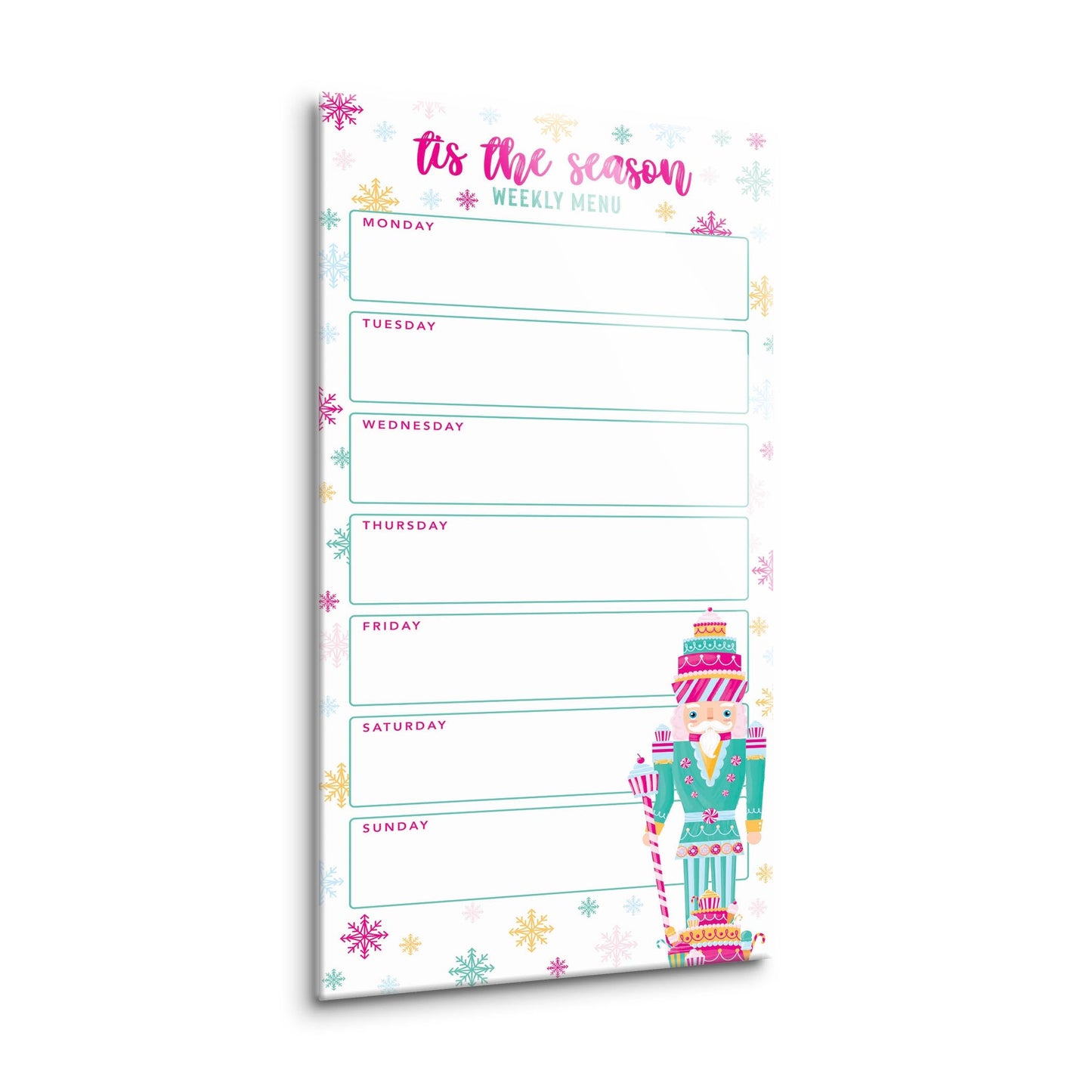 Pink Candyland Nutcracker Menu Board | 8x16