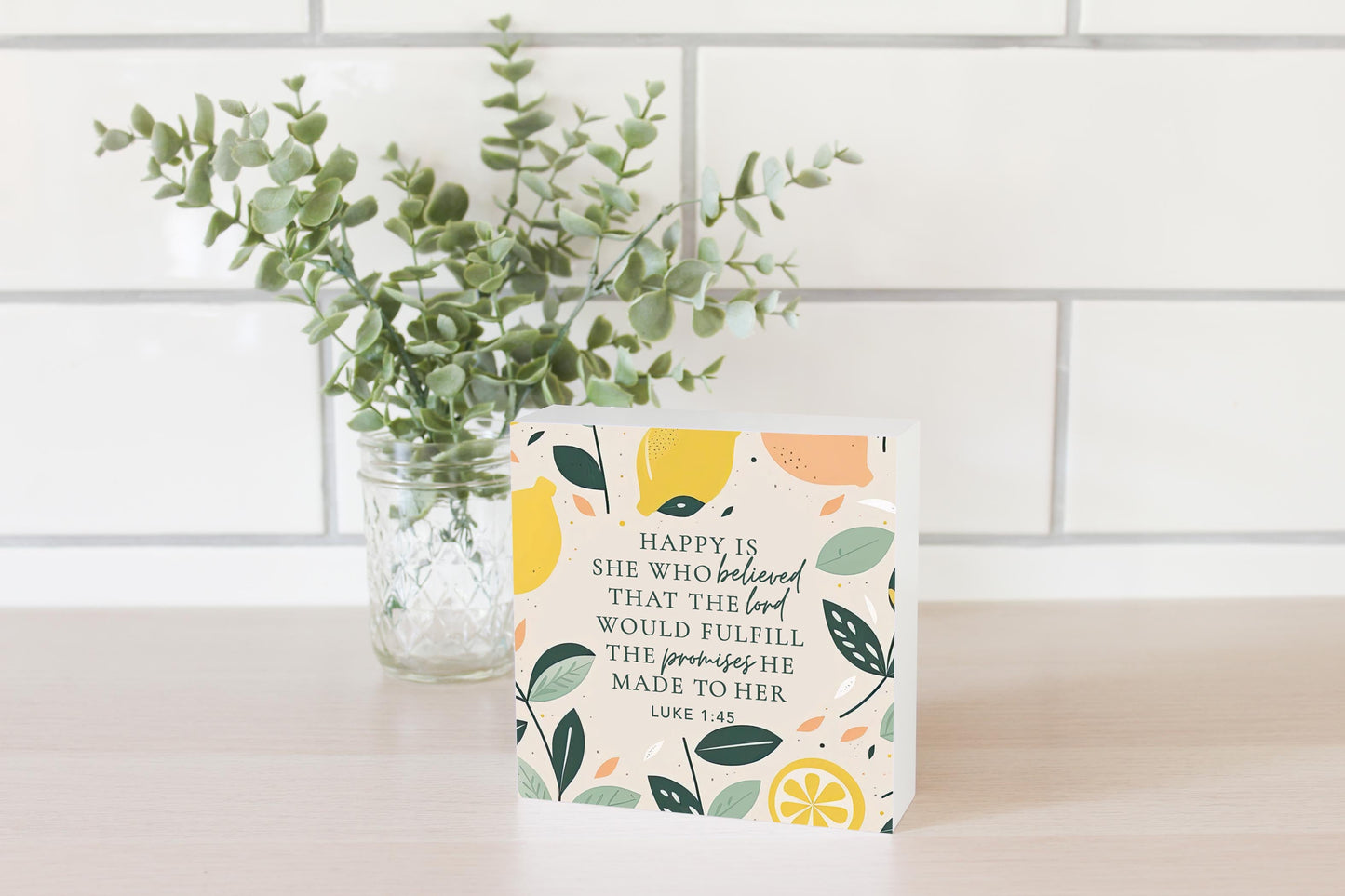 Lemon Citrus Happy Is She | 5x5