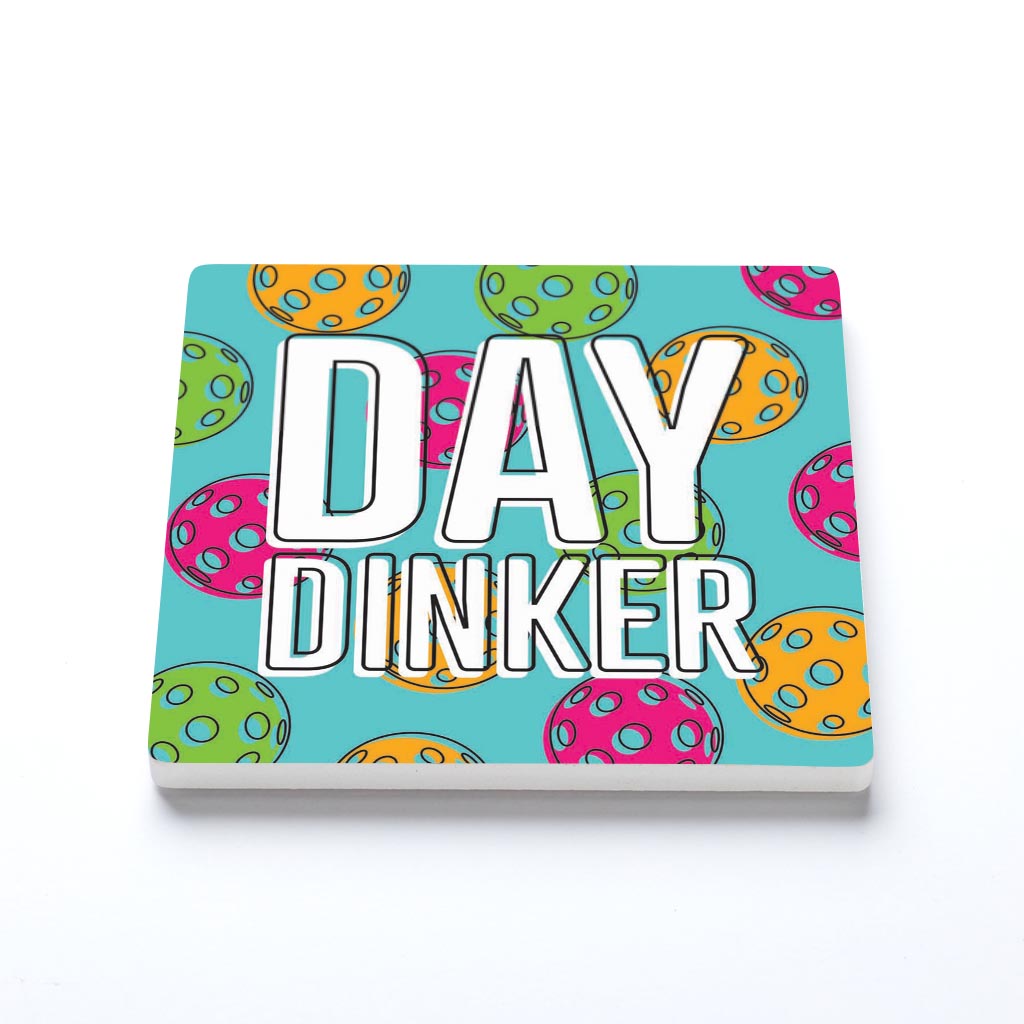 Neon Pickleball Day Dinker Blue | 4x4