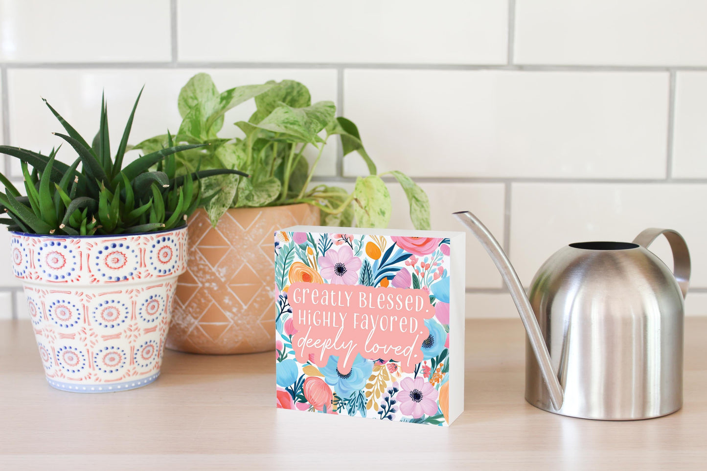 Floral Spring Deeply Loved | 5x5