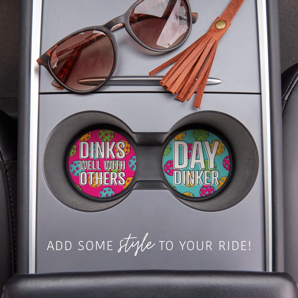 Neon Pickleball Dinks Well & Day Dinker | 2.65x2.65
