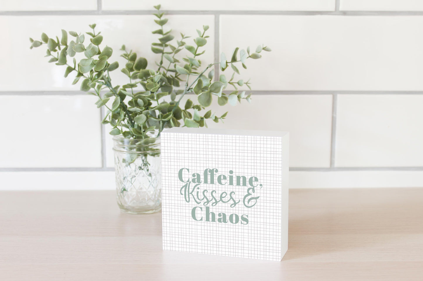 Mother's Day Caffeine Kisses & Chaos Grey | 5x5