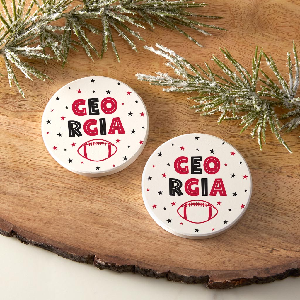 Clairmont & Co Game Day Stars Georgia | 2.65x2.65