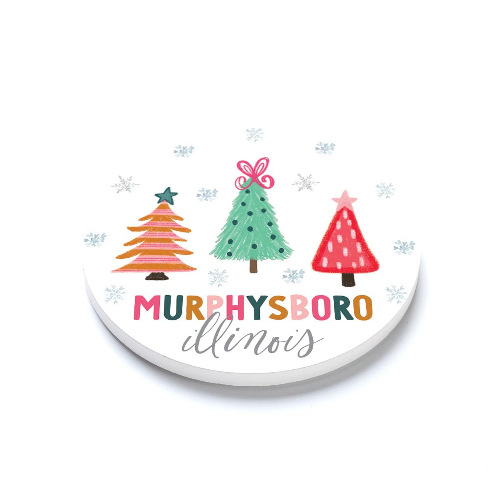 Round Coaster Love Local Whimsy Wonderland Bright | 4x4