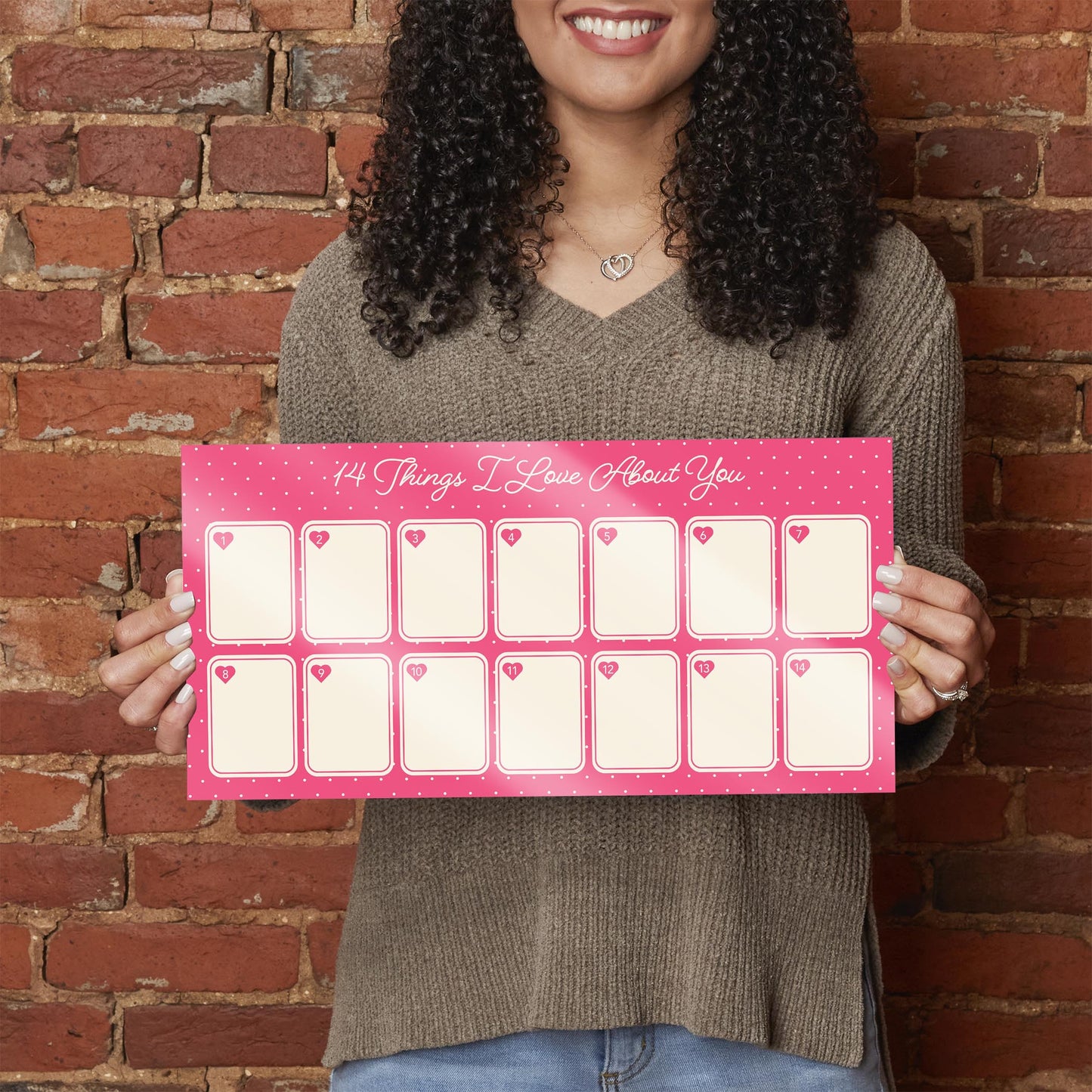 Valentine's Tracker 14 Things I Love About You | 16x8