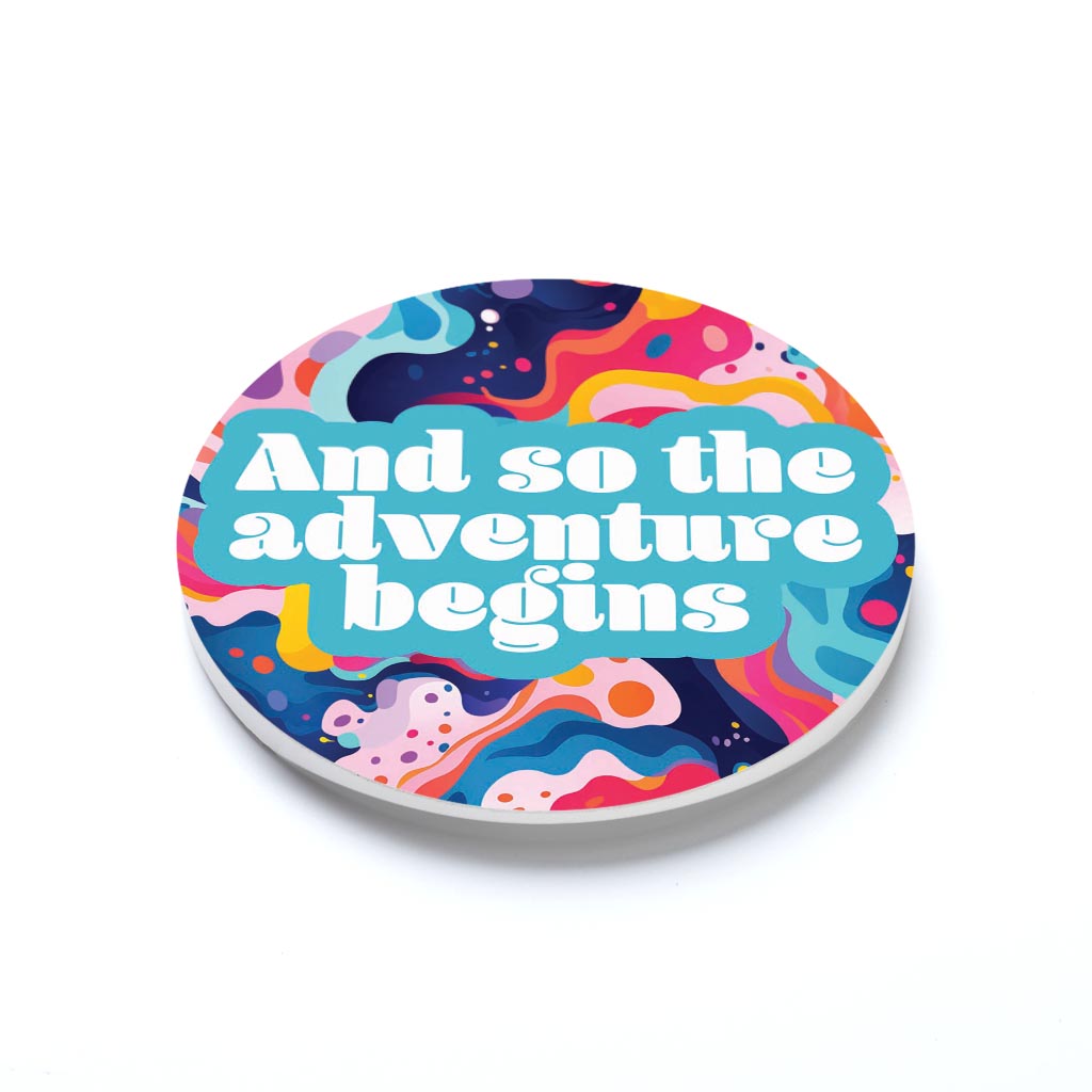Graduation 2024 Adventure Begins Abstract Fluid | 2.65x2.65