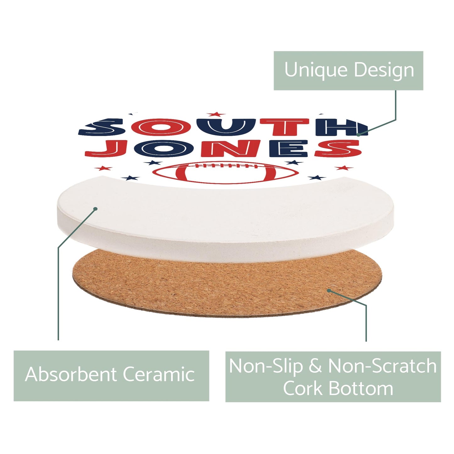 Clairmont & Co Game Day Stars South Jones | 4x4