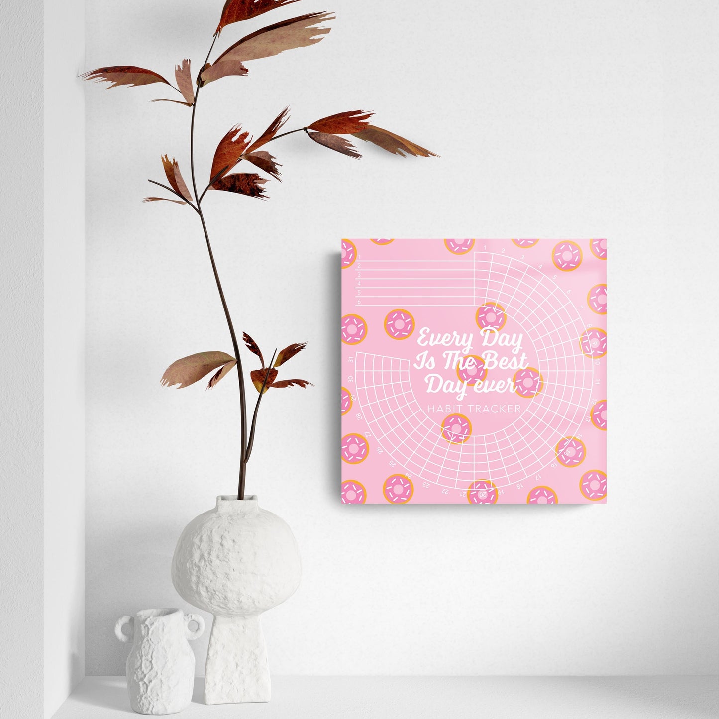 Pink Dream Donuts Best Day Ever | 8x8