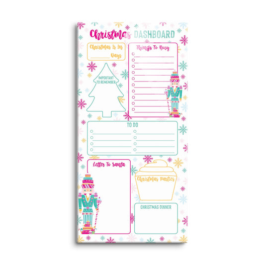 Pink Candyland Christmas Dashboard | 8x16