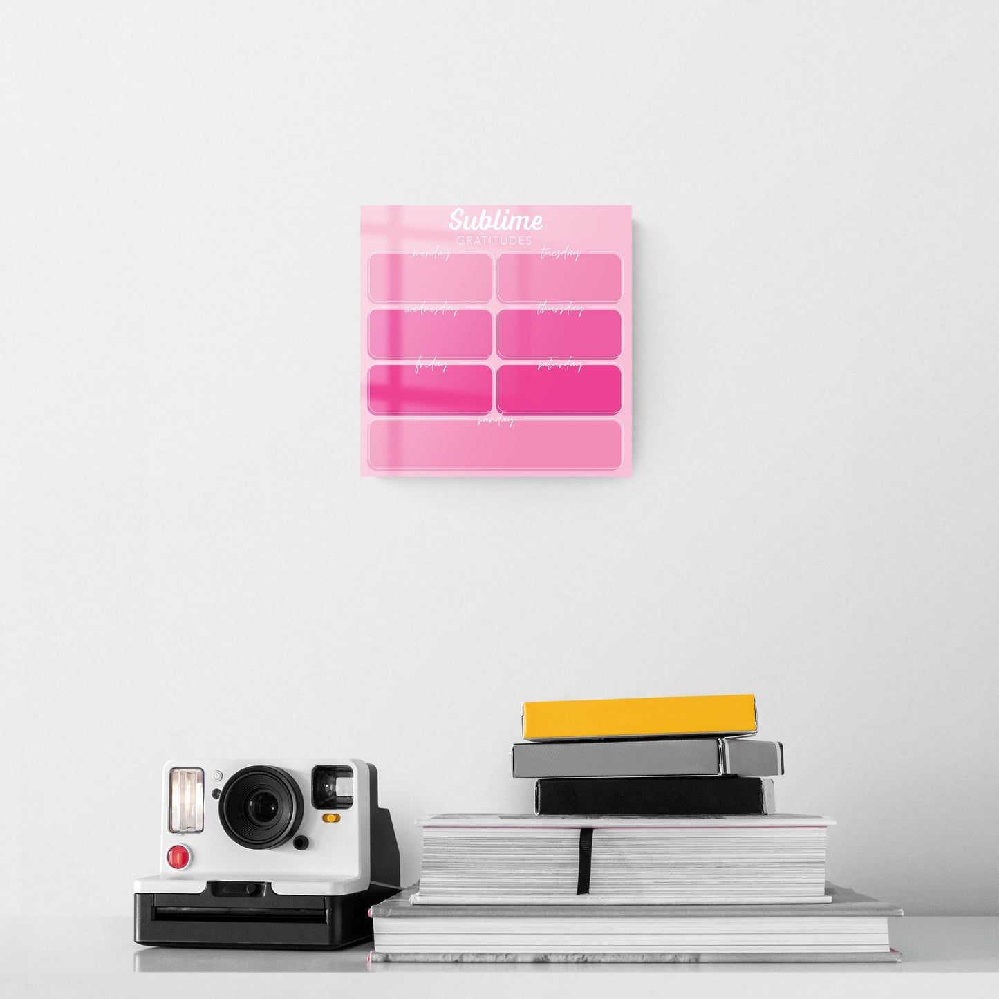 Pink Dream Gradient Sublime Gratitudes | 8x8