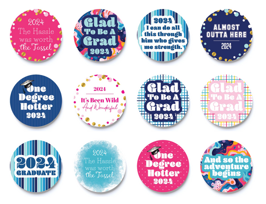 Graduation 2024 Car Coasters Collection Only | 4x4