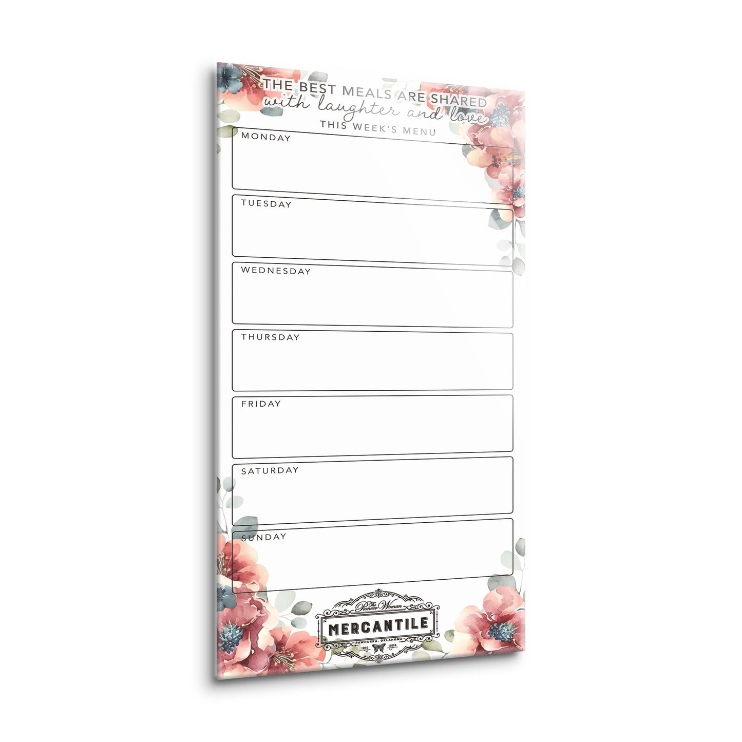 Floral Laughter and Love Mercantile | 8x16
