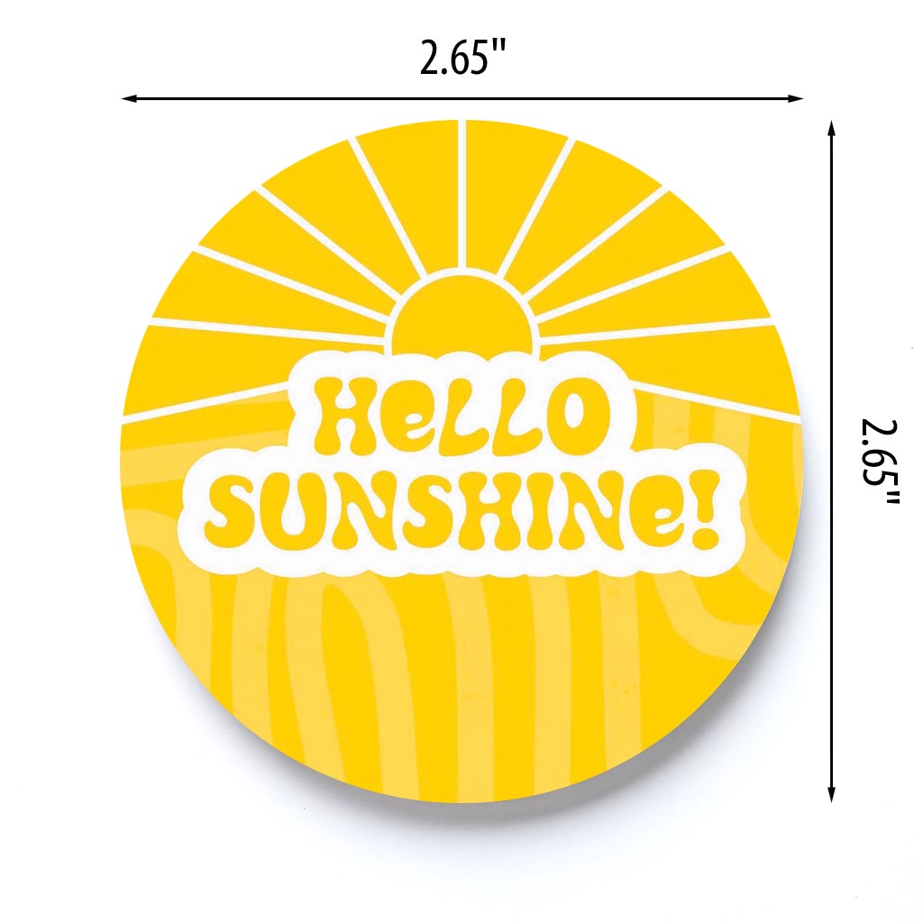 Spring Pastel Hello Sunshine | 2.65x2.65