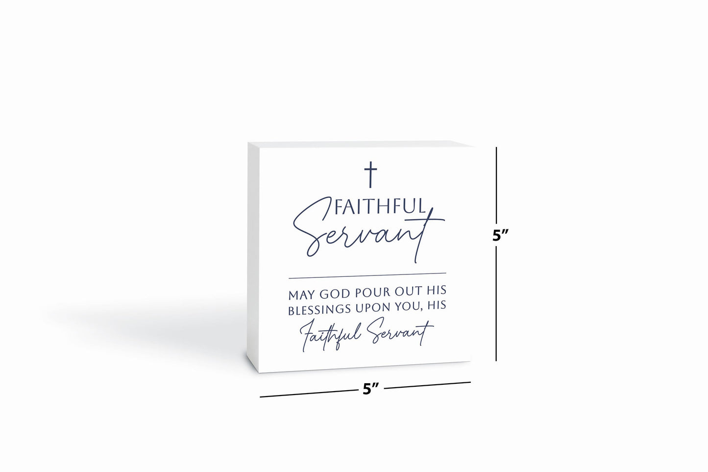 Ministry Appreciation Faithful Servant | 5x5