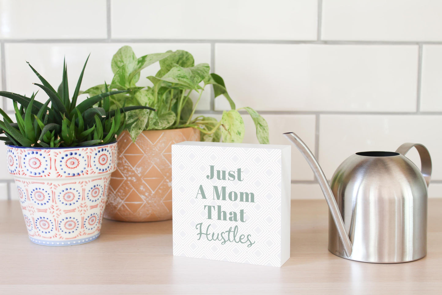 Mother's Day Just A Mom That Hustles | 5x5
