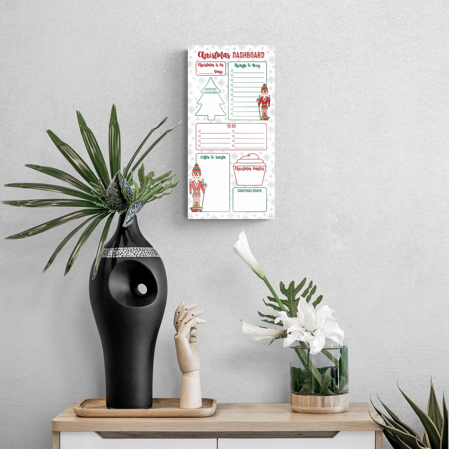 Classic Candyland Nutcracker Christmas Dashboard | 8x16
