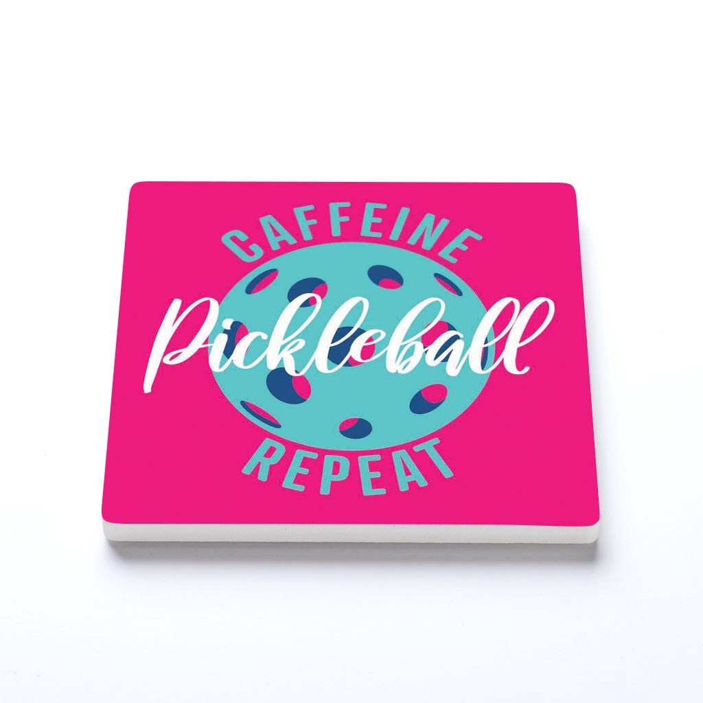 Neon Pickleball Caffeine Pickleball Repeat | 4x4