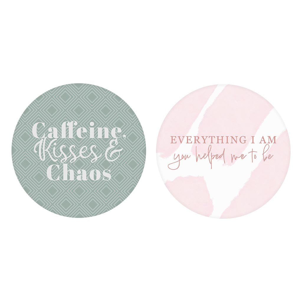 Mother's Day Offset Car Coaster Set 1 | 2.65x2.65