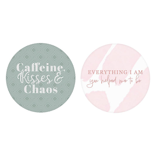 Mother's Day Offset Car Coaster Set 1 | 2.65x2.65