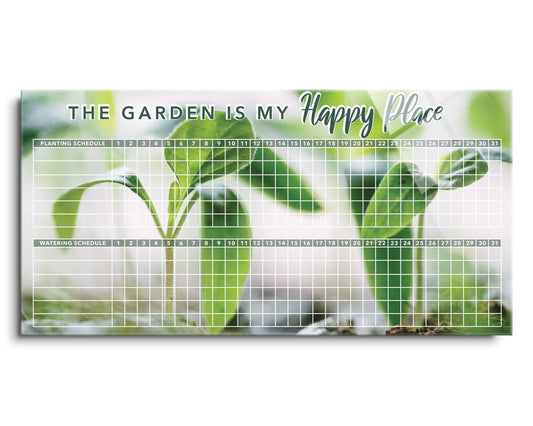 Green Seedlings Planting and Watering Schedule | 24x12