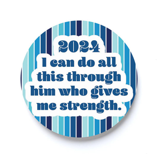 Graduation 2024 I Can Do All This Blue Stripe | 2.65x2.65