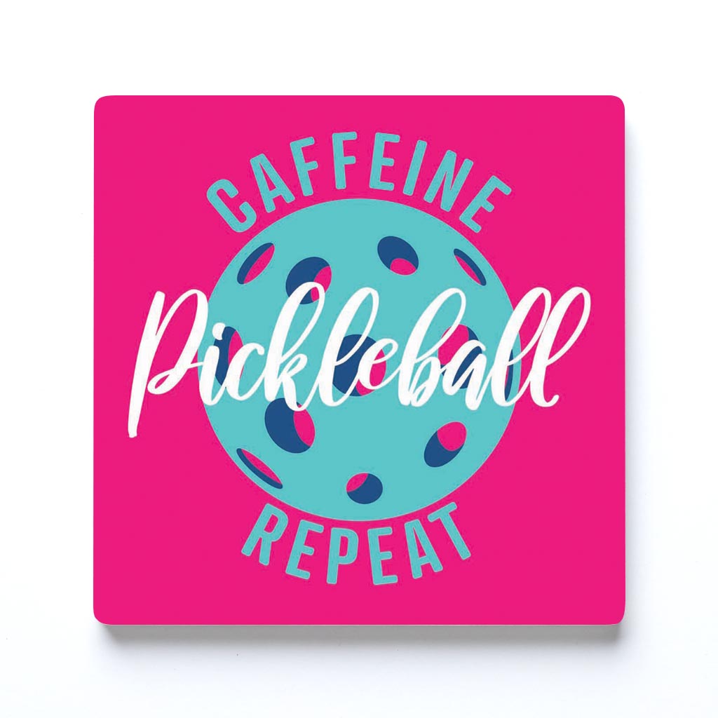 Neon Pickleball Caffeine Pickleball Repeat | 4x4